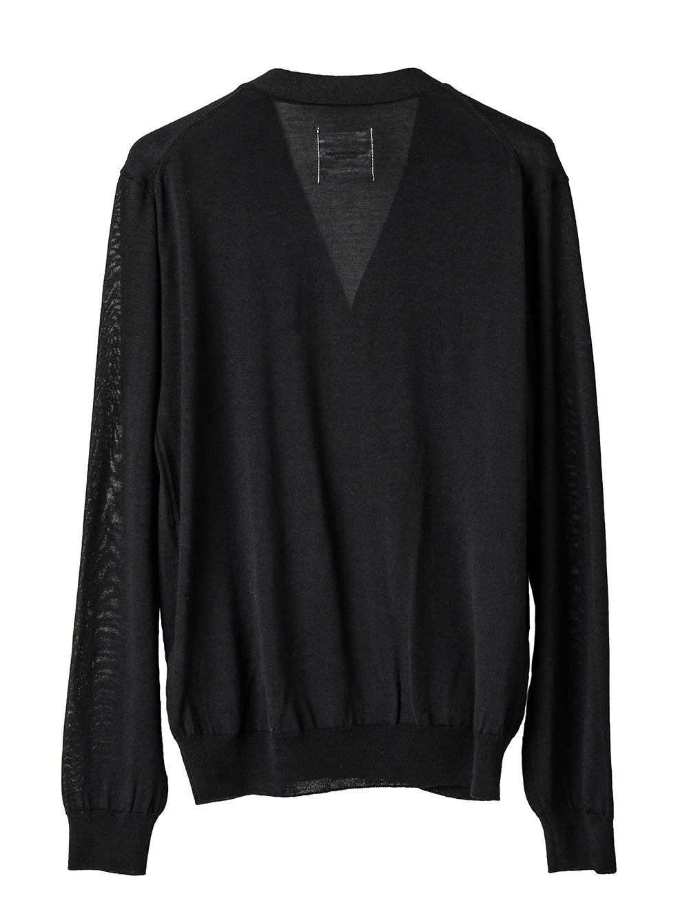 high gauge V-neck  cardigan