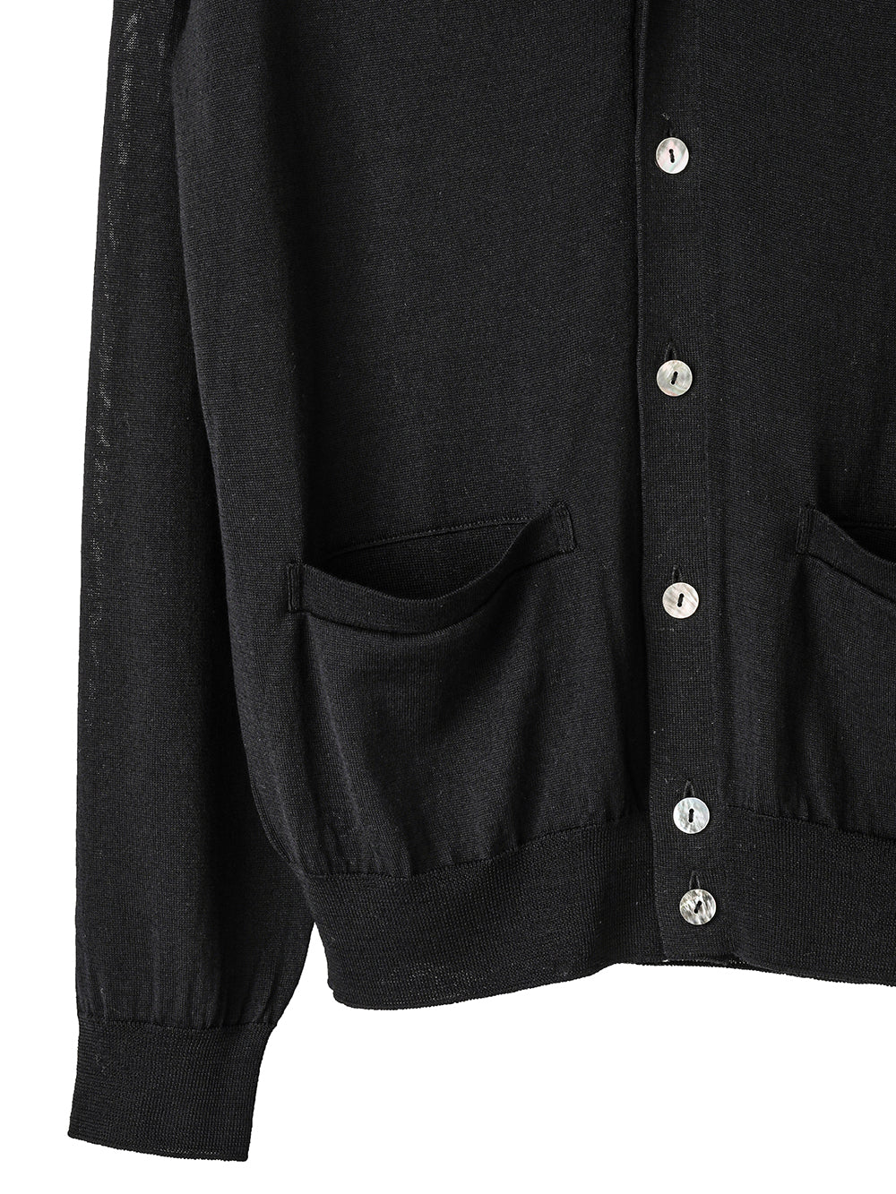 high gauge V-neck  cardigan
