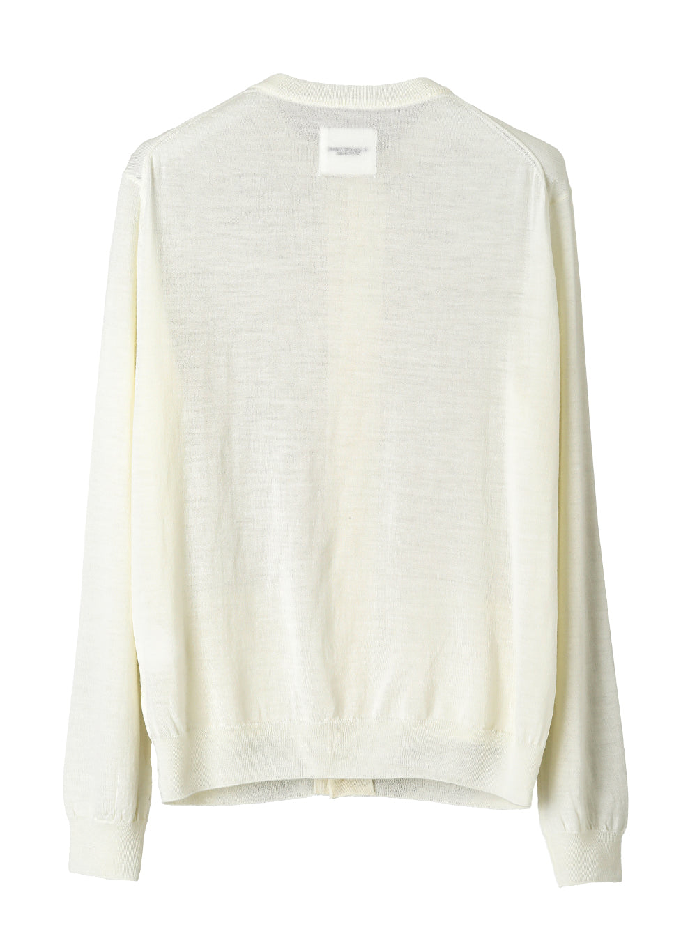 high gauge crew neck  cardigan