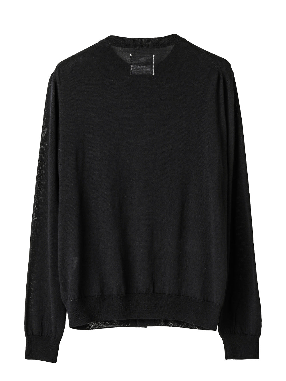 high gauge crew neck  cardigan