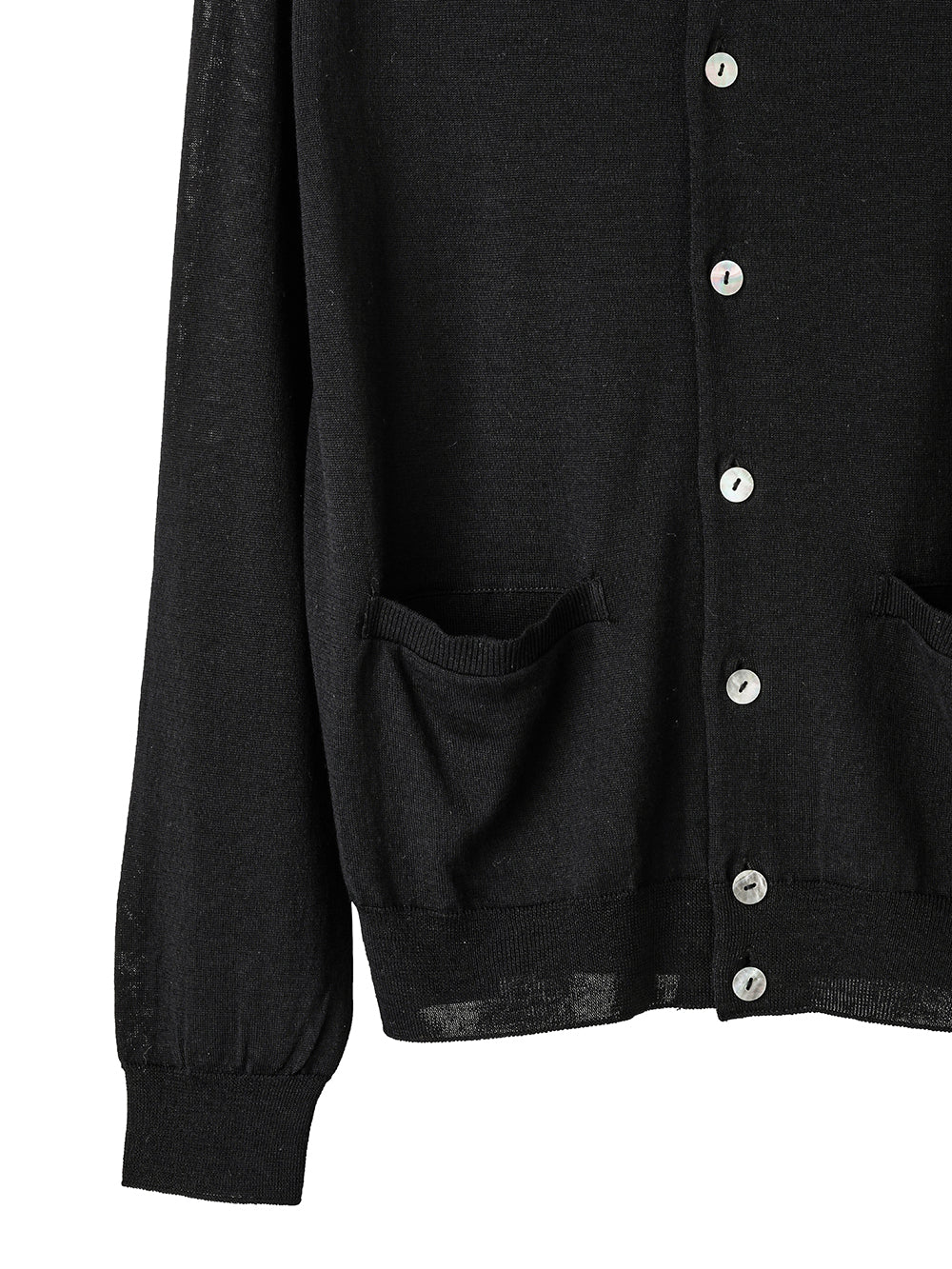 high gauge crew neck  cardigan