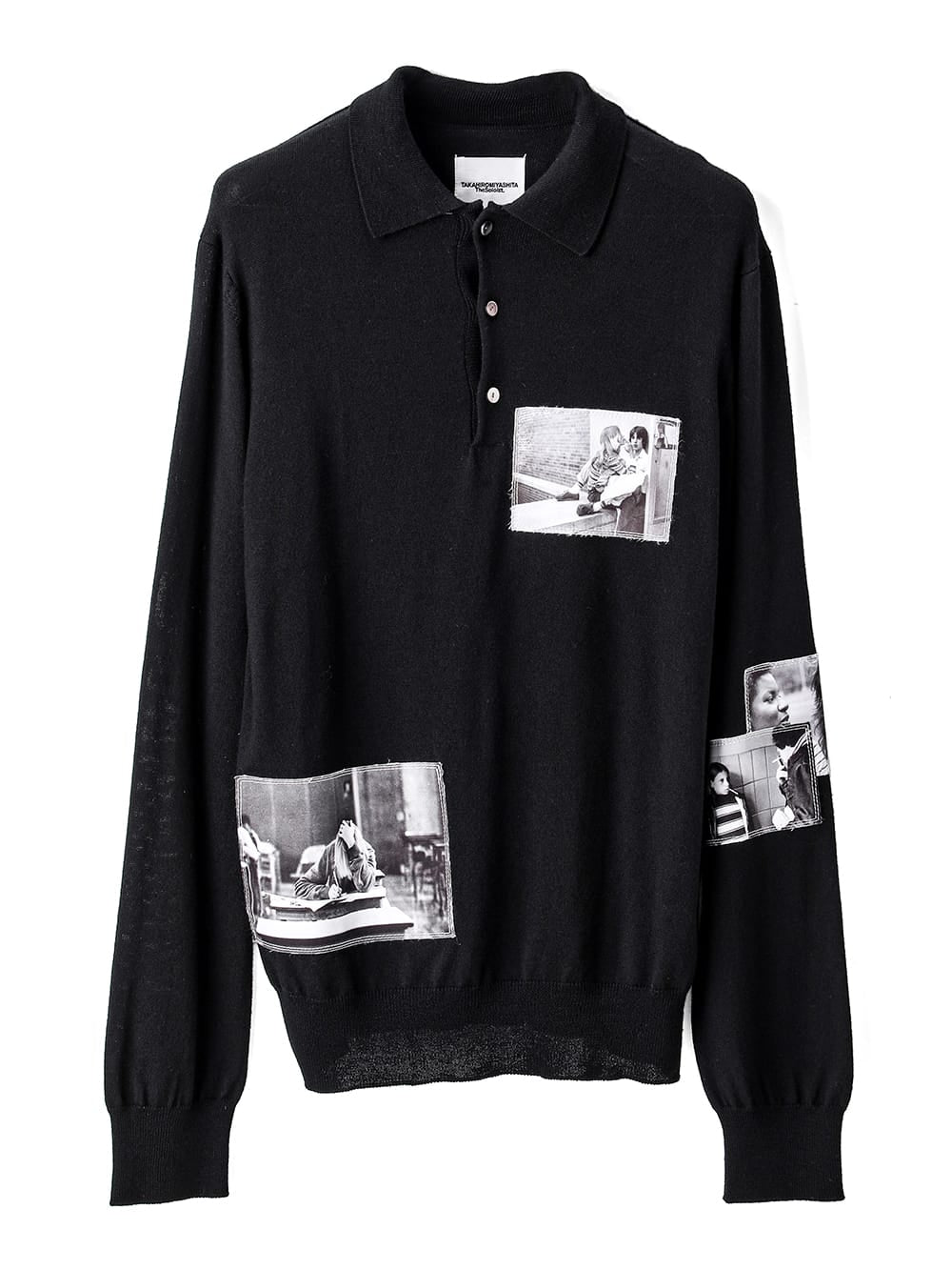 Polo collar sweater (high)