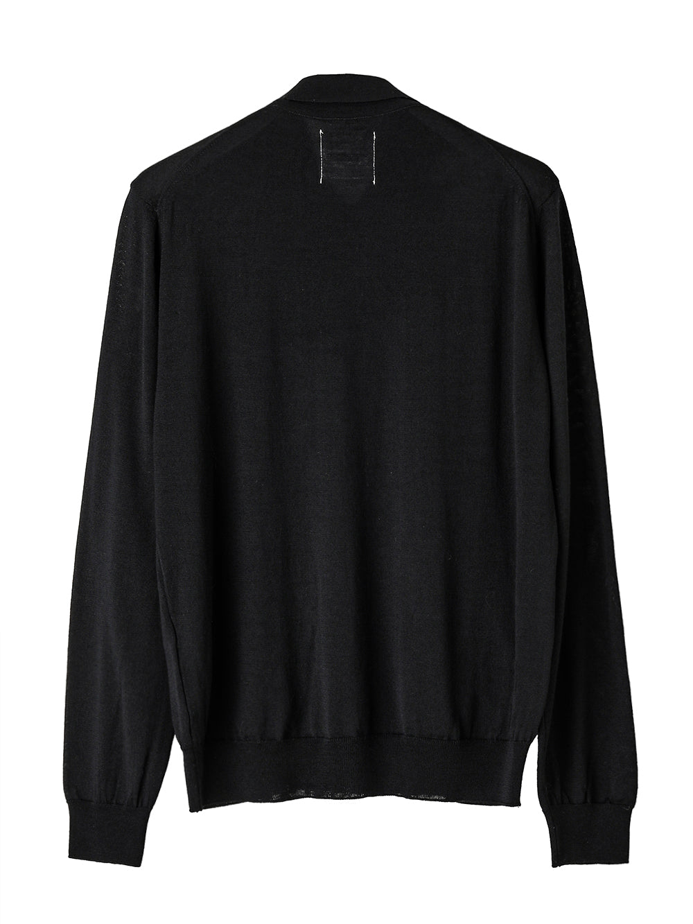 high gauge polo collar cardigan