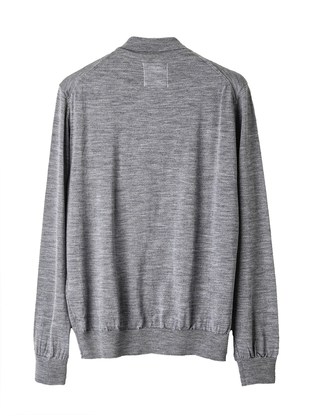 high gauge polo collar cardigan