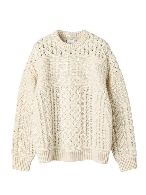 fisherman's crew neck  sweater