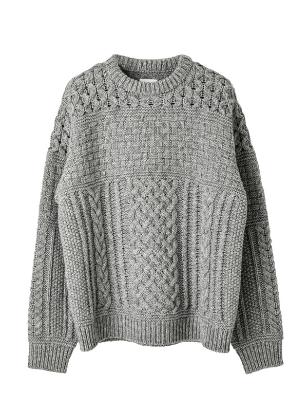fisherman's crew neck  sweater