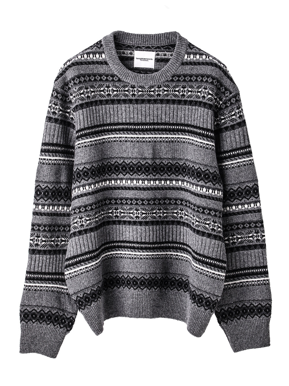 fair isle crew neck  sweater