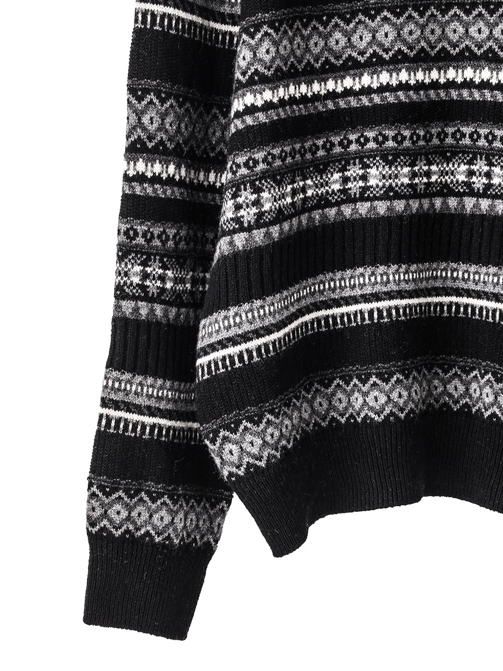 fair isle crew neck  sweater