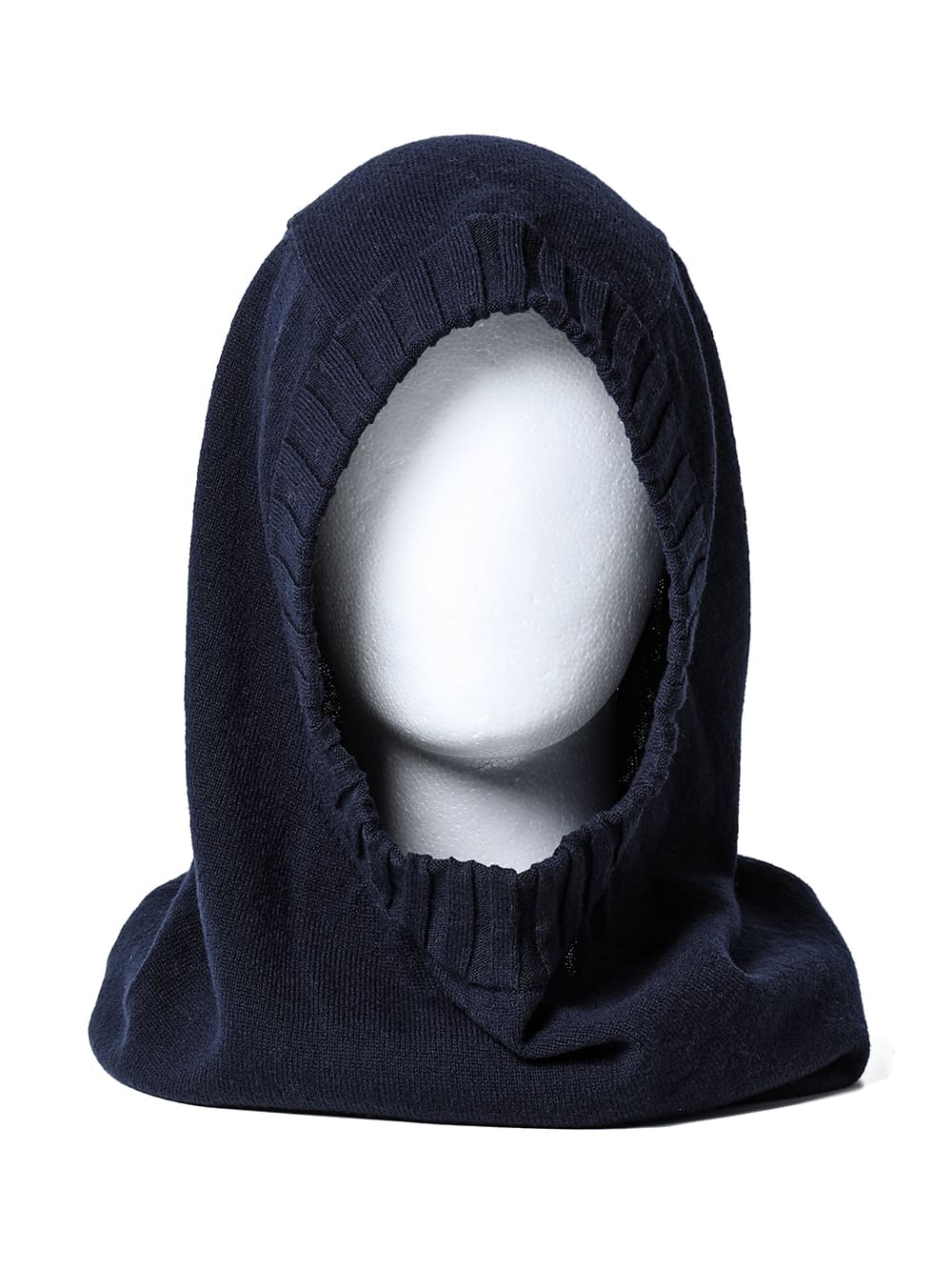 sk.0014bAW23-midnight lambs wool huge balaclava. THE TWO OF US 