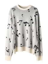 セミオーダー・みや sk.0008AW25-gray フィッシャーマンズクルーネックセーター The