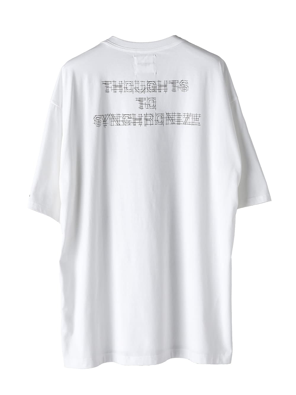 Thoughts to synchronize. (oversized s/s pocket tee)
