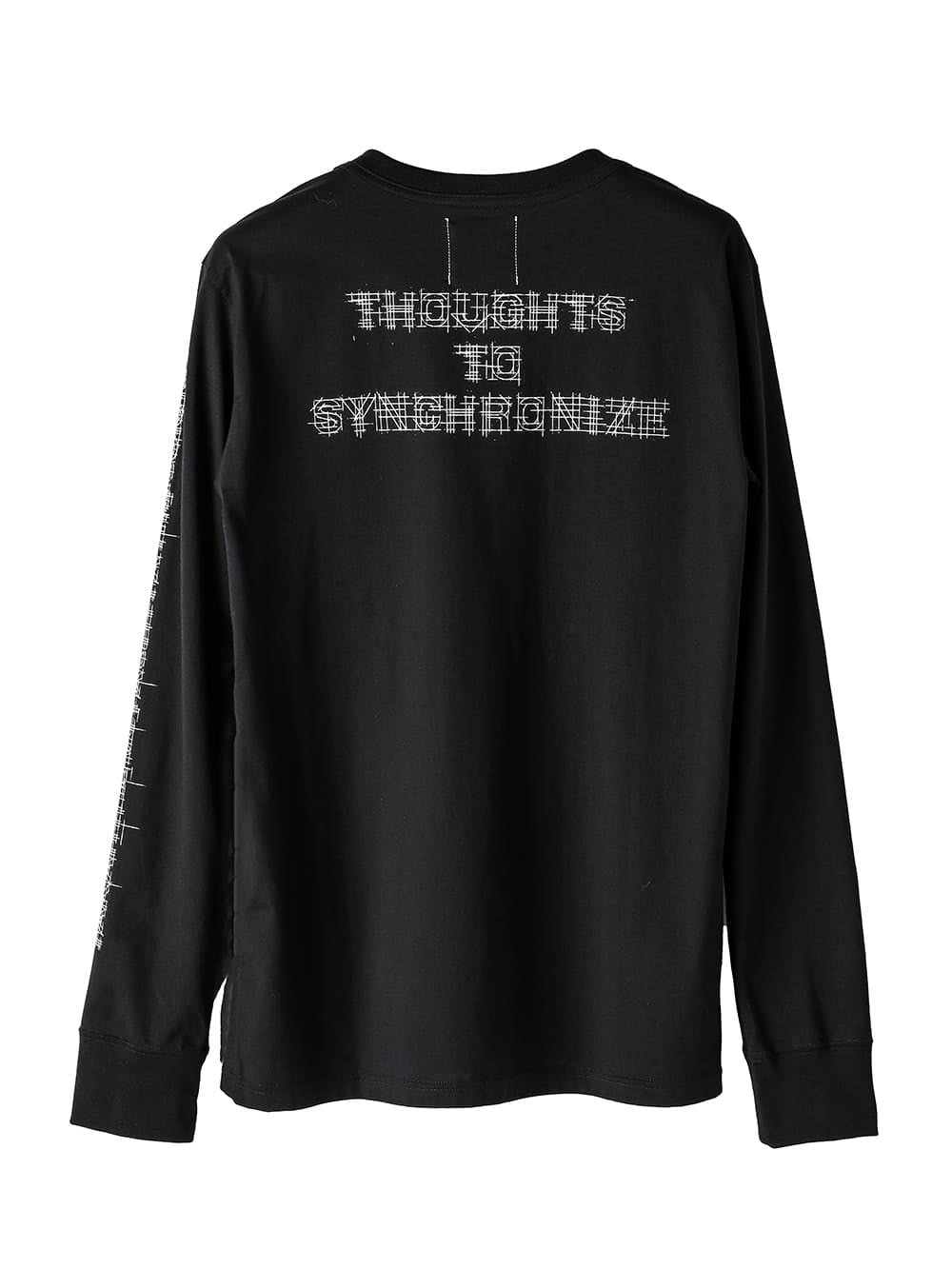 Thoughts to synchronize. (l/s pocket tee)