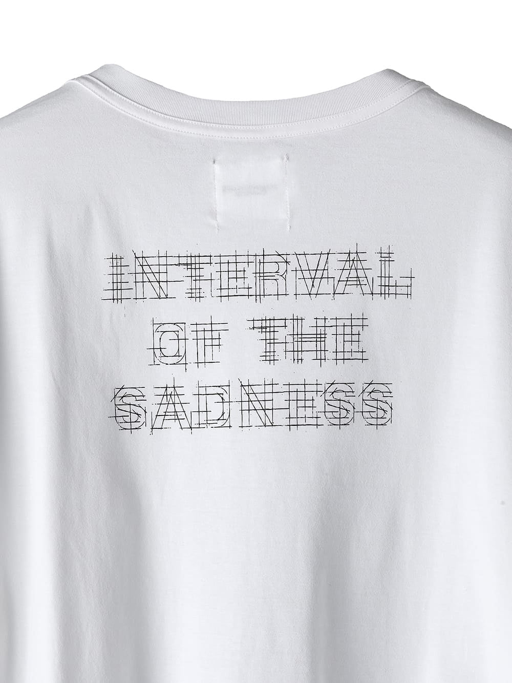 Interval of the sadness. (oversized s/s pocket tee)