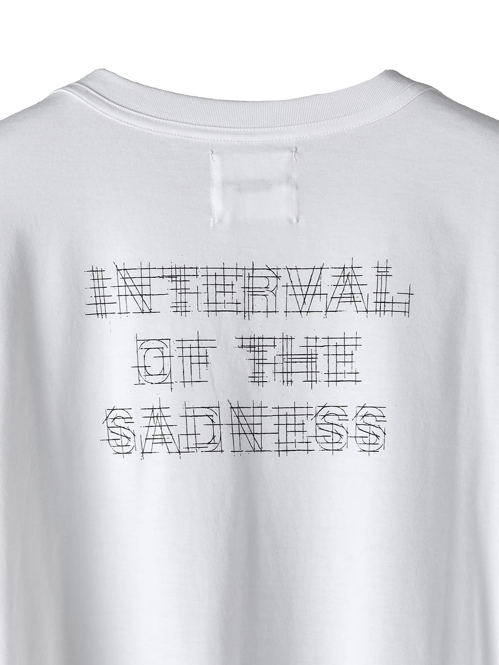 Interval of the sadness. (oversized l/s pocket tee)