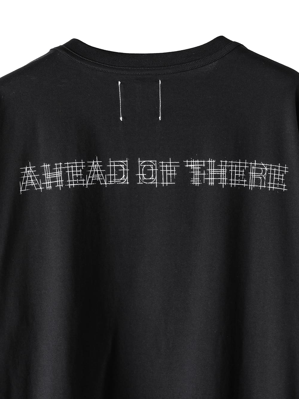 Ahead of there. (oversized l/s pocket tee)