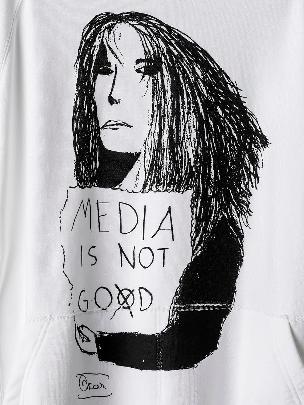 media is not go⨂d. type 1 (oversized hoodie)