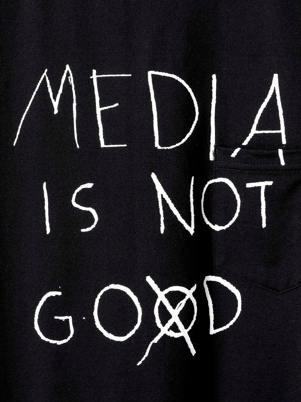 media is not go⨂d. type 2 (s/s pocket tee)