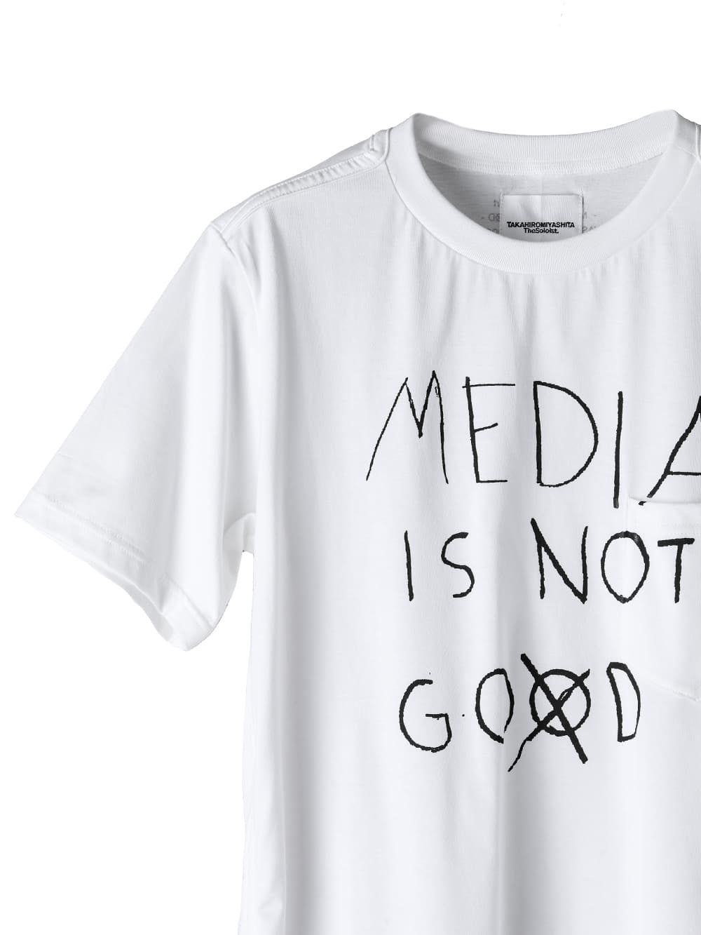 media is not go⨂d. type 2 (s/s pocket tee)