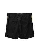 sp.0002aSS25-black plain front shorts.type01 Plainsong 2025