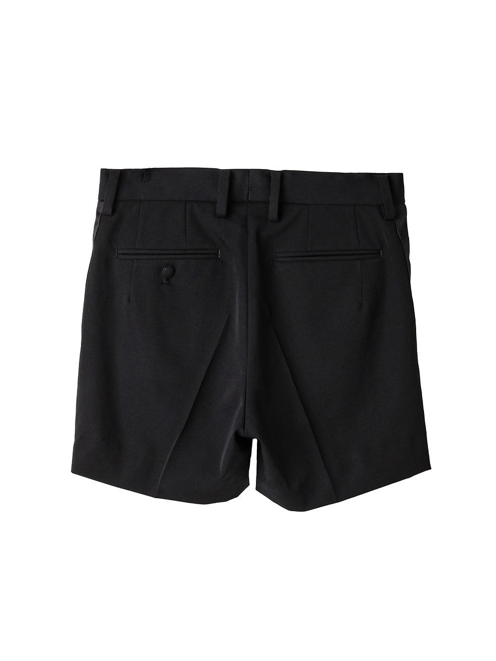 plain front shorts.