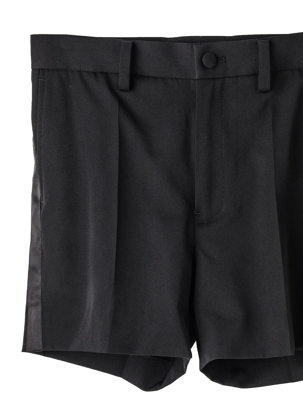 plain front shorts.