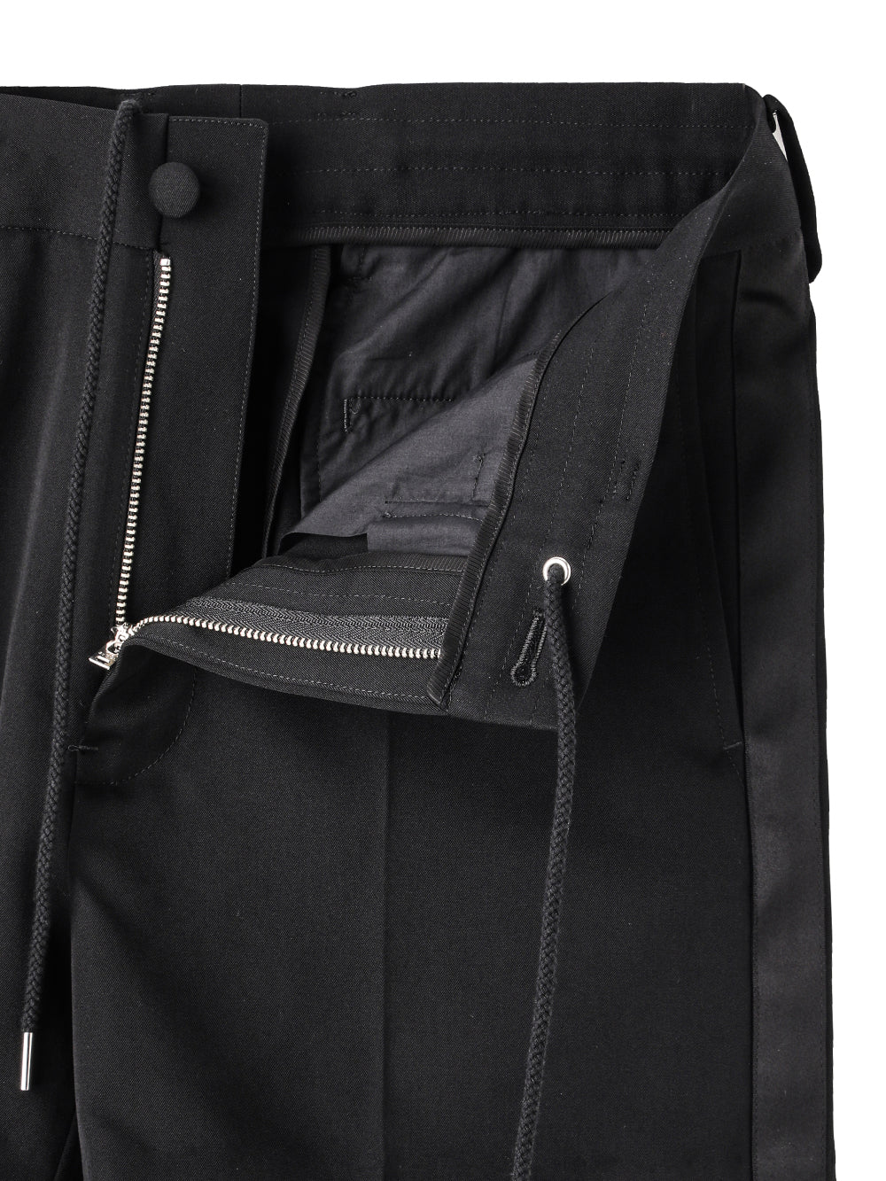 plain front shorts.