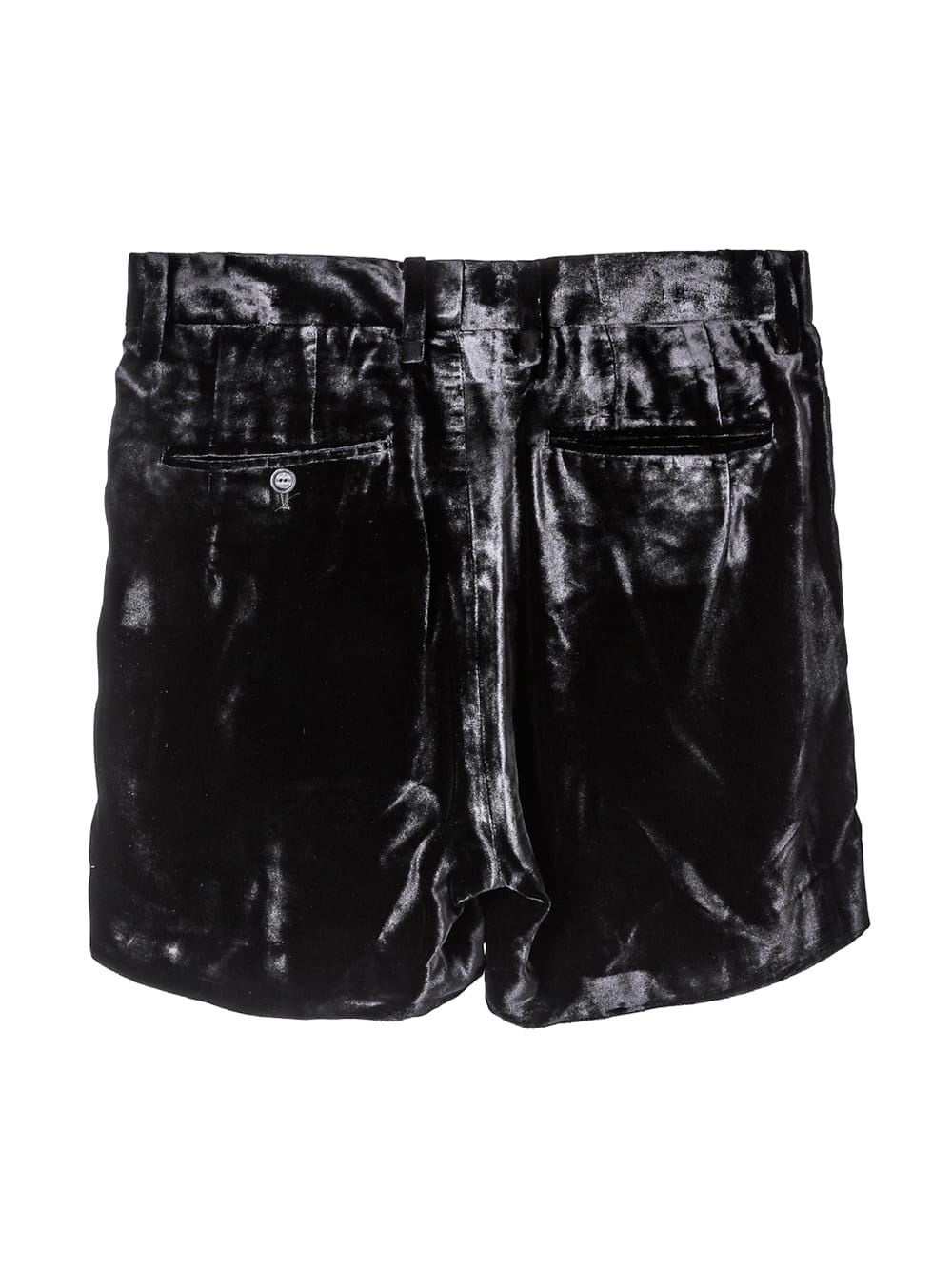 plain front shorts.