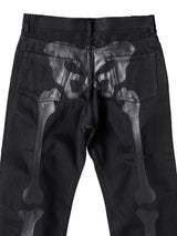 sp.0006cSS24-black x black bone レギュラーフィットジーン