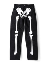 なぎ様オーダー 白と黒のミソロジー sp.0007cSS24-black x white bone ルーズフィットジーン(ボーン