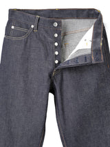 sp.0009bSS25-indigo selvedge baggy jean. Plainsong 2025 Spring
