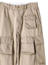 テクノパンツ ベージュ WAAC X JONES】MEN テーパードパンツ ベージュ