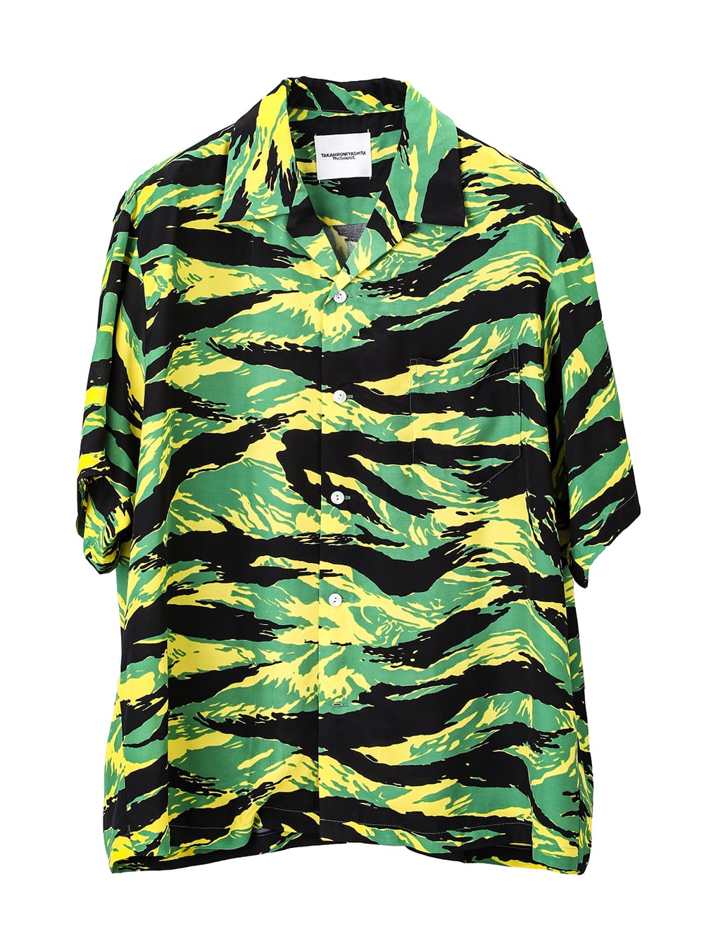 hawaiian shirt.(tiger camouflage)