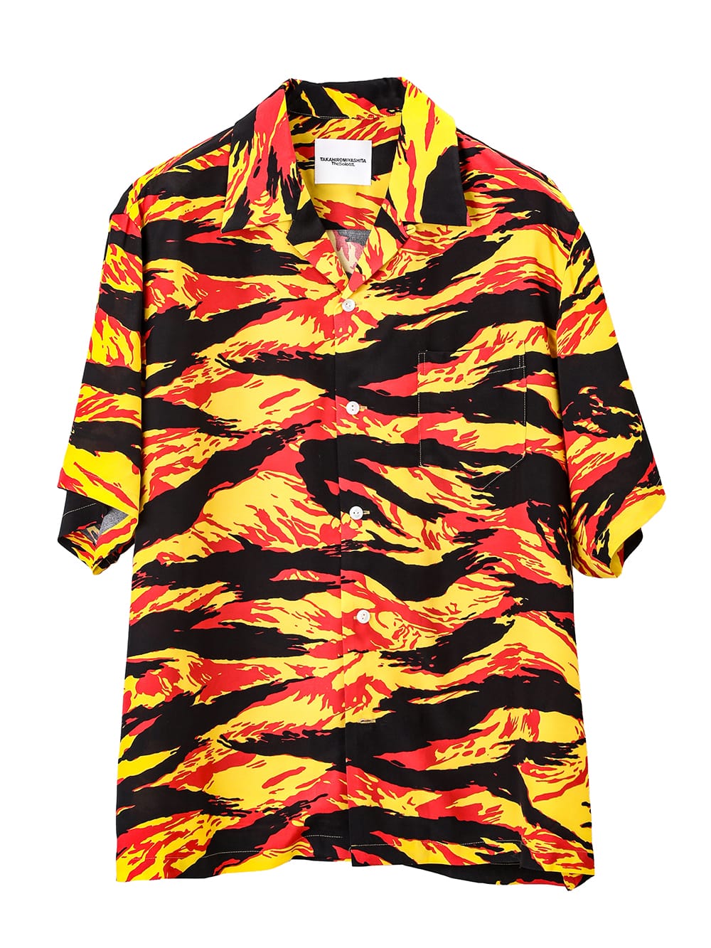 hawaiian shirt.(tiger camouflage)