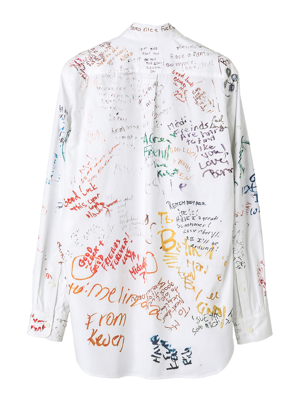 pin hole round collar shirt.