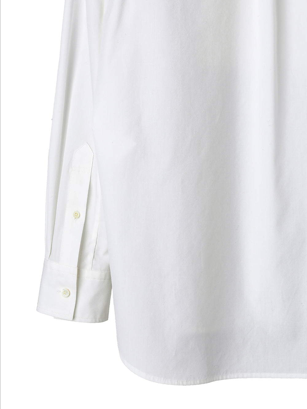 band collar pin tuck shirt.