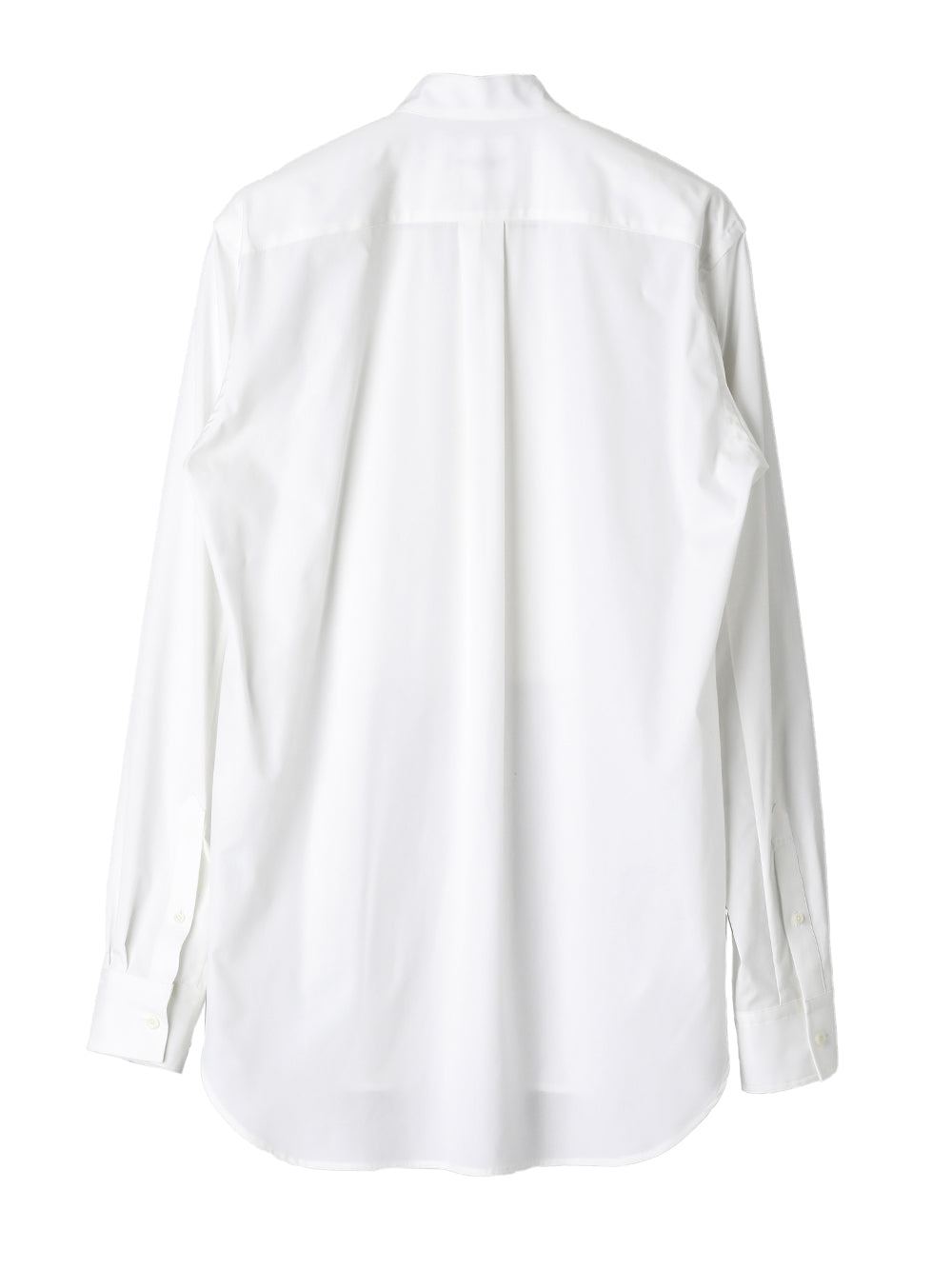wing collar pin tuck shirt.