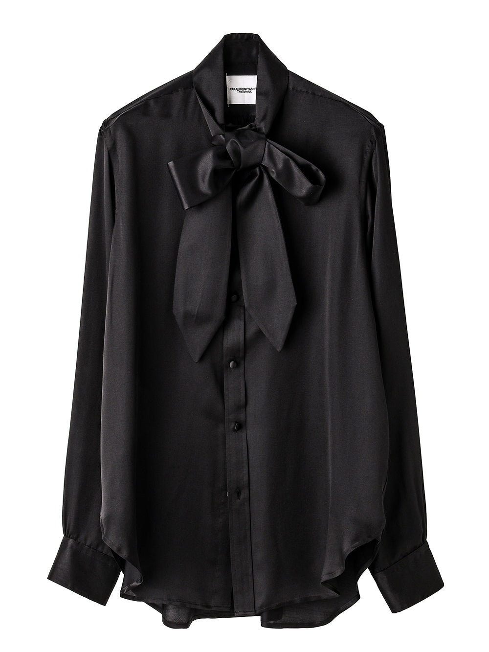 bow tie collar shirt.