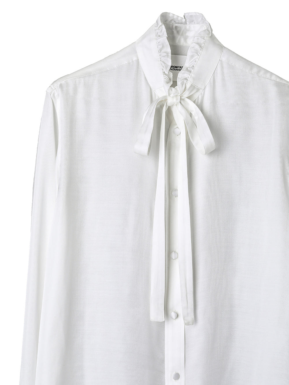 ruffle shirt.