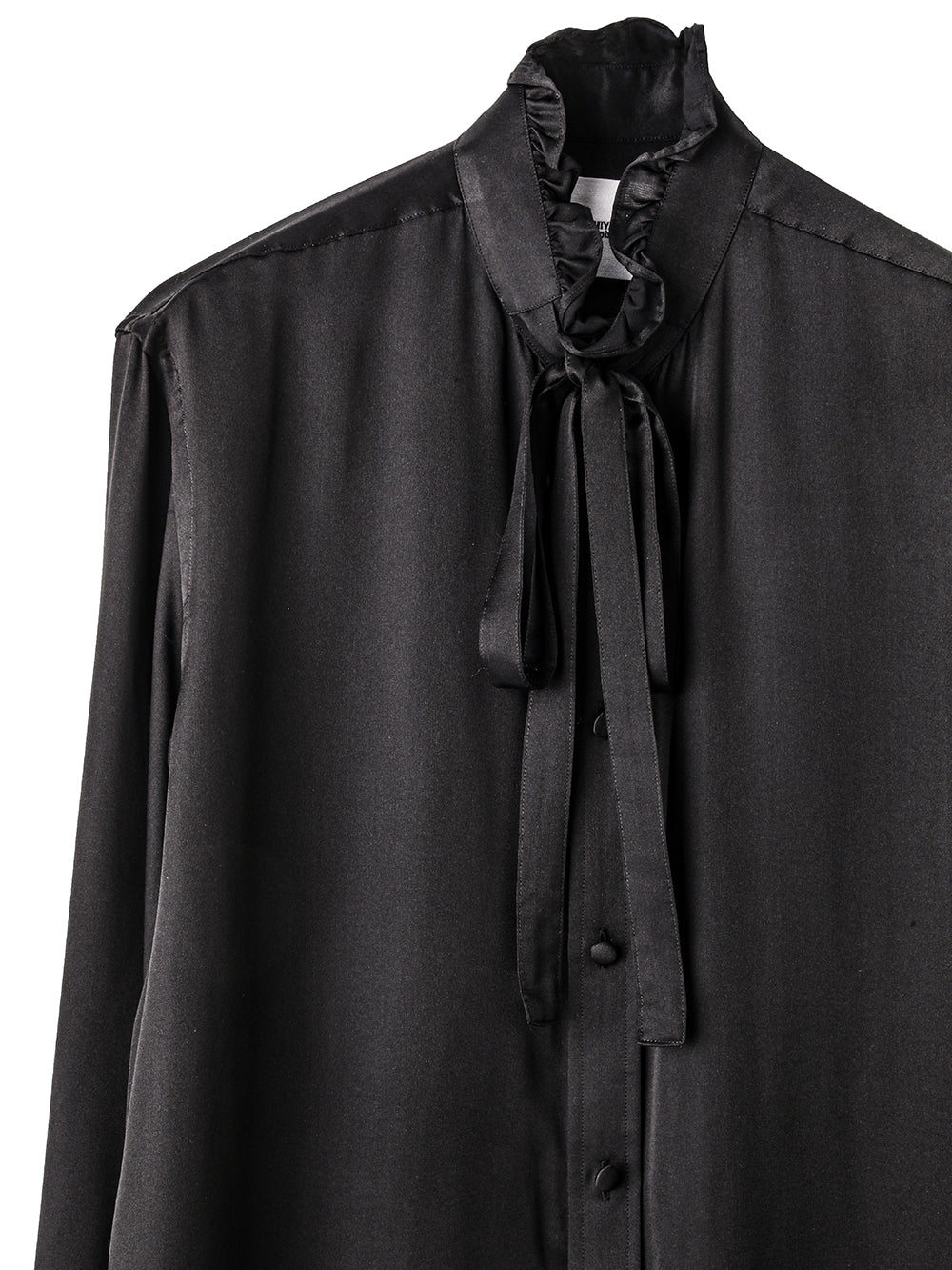 ruffle shirt.