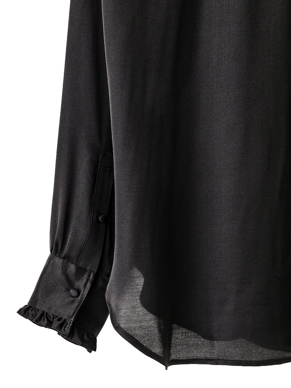 ruffle shirt.