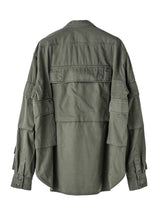 ss.0026AW25-olive B.D.Uシャツ The Black-and-White Realism