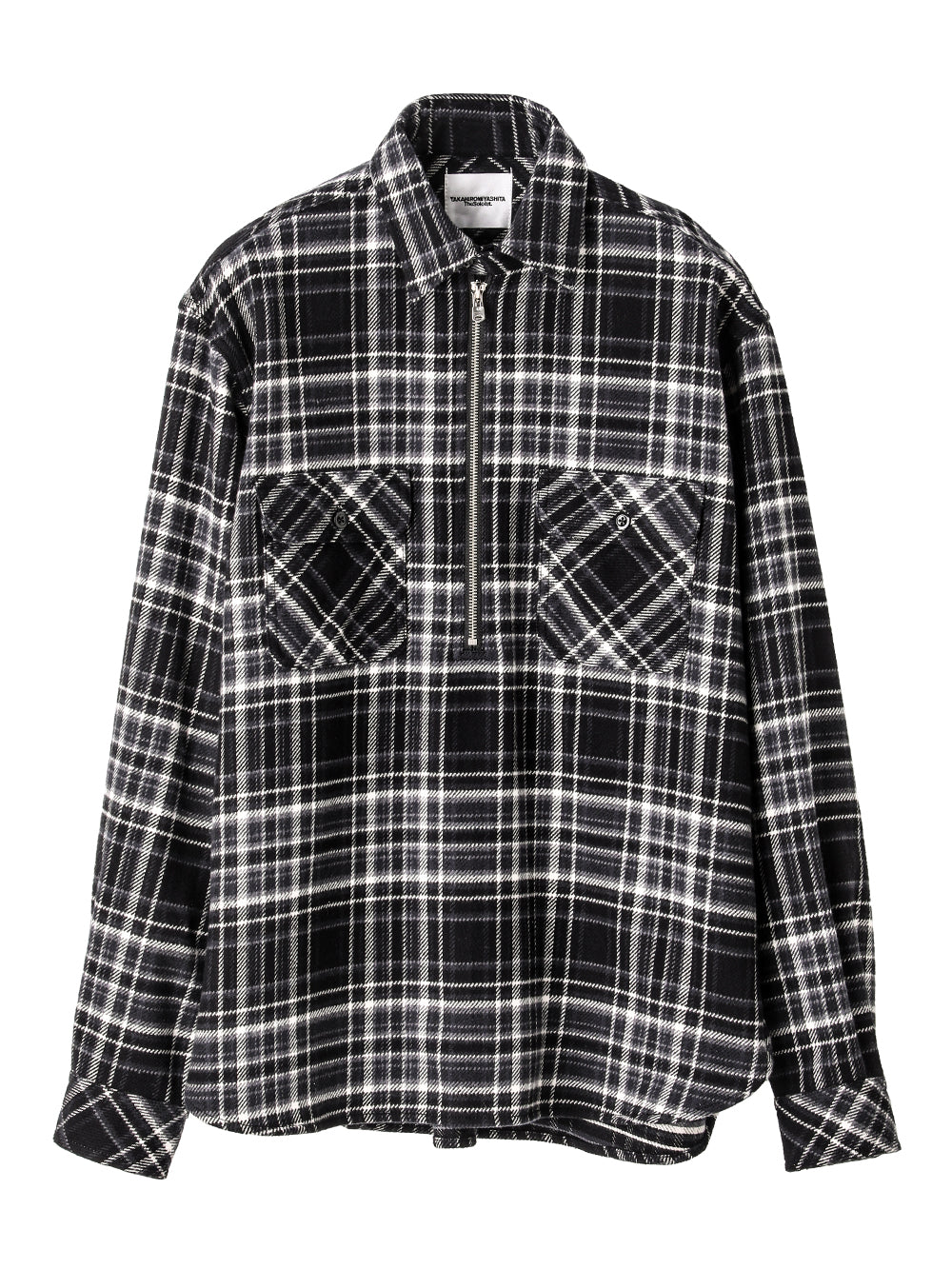 half zip pullover work shirt