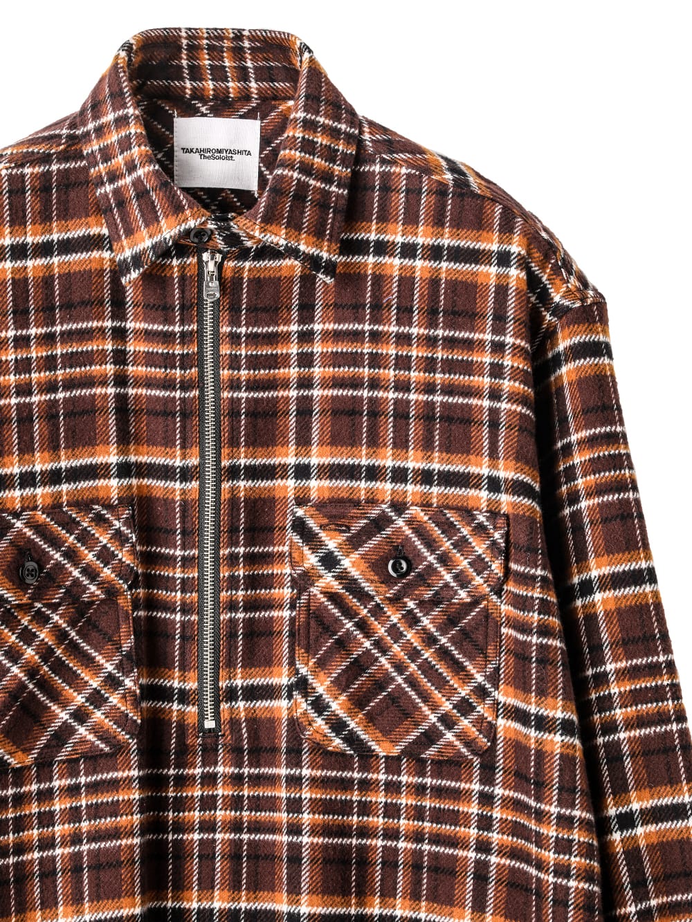 half zip pullover work shirt