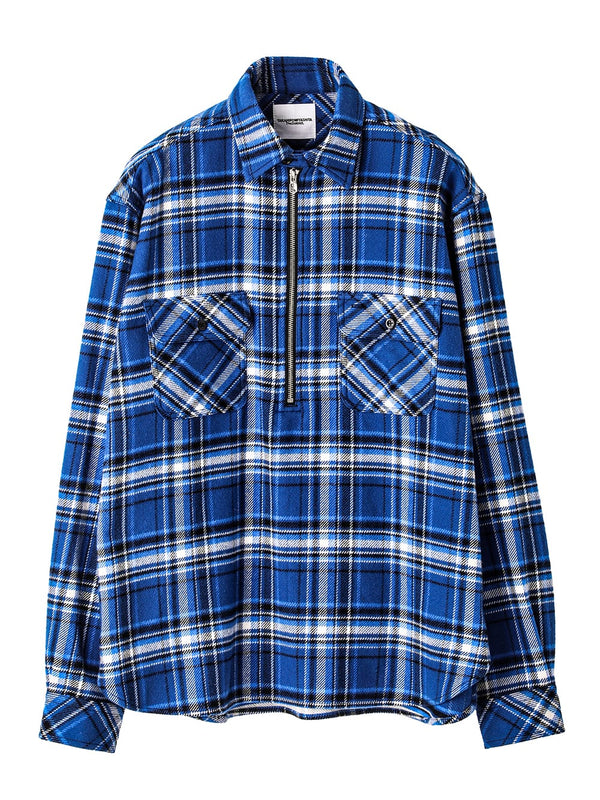 half zip pullover work shirt