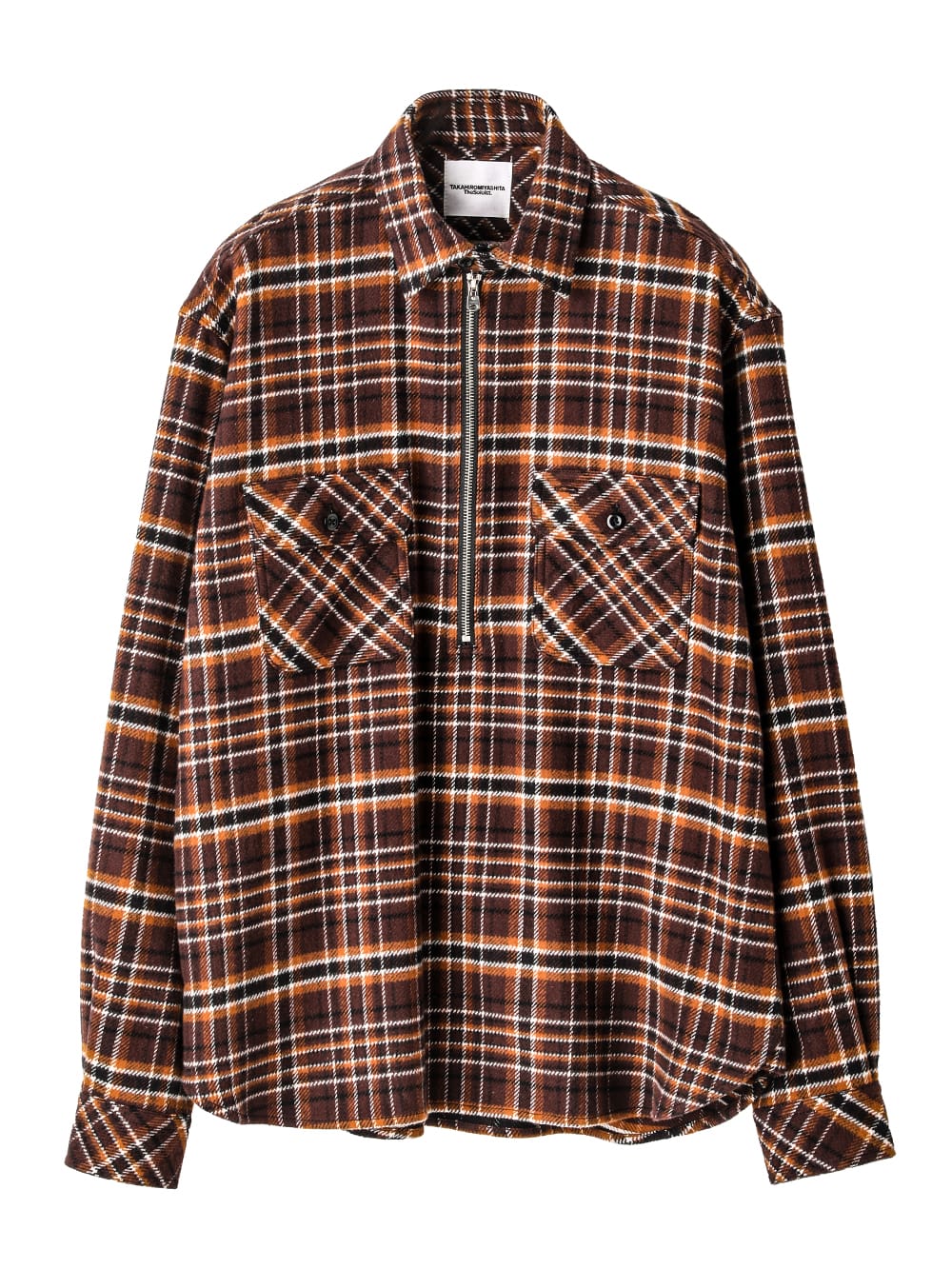 half zip pullover work shirt