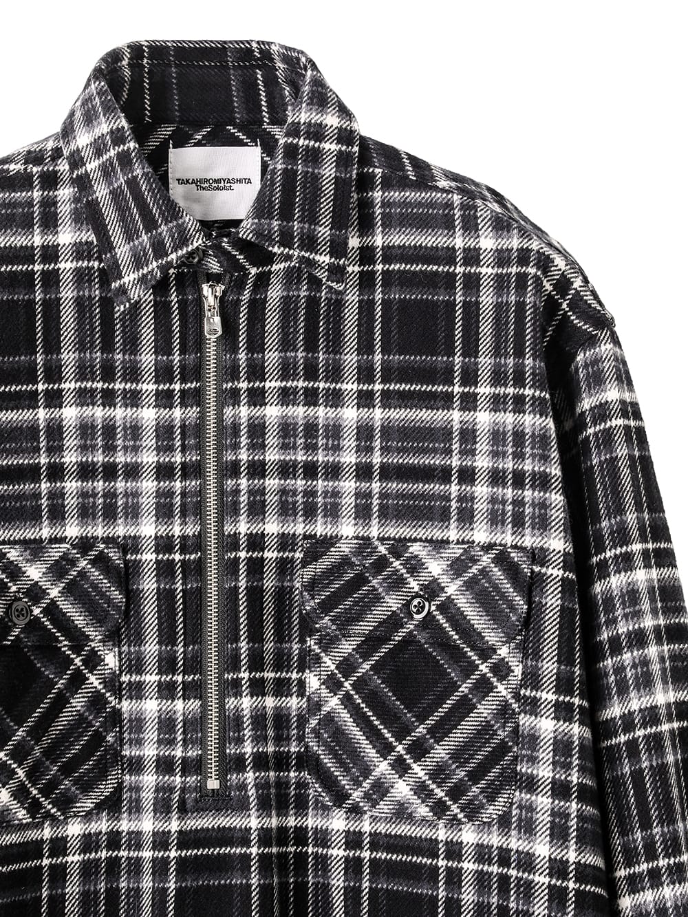 half zip pullover work shirt
