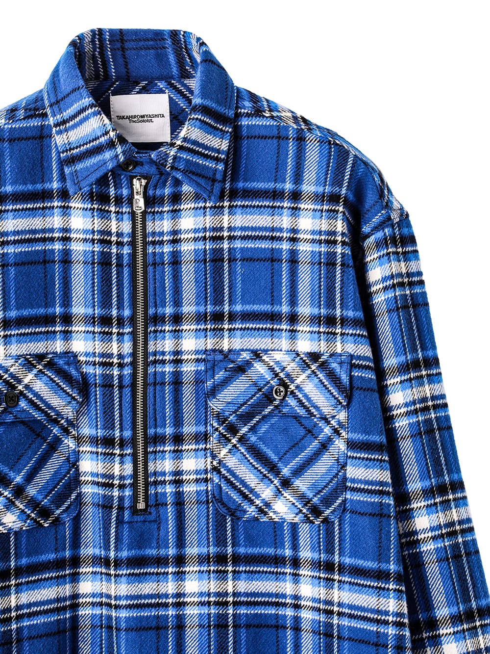 half zip pullover work shirt