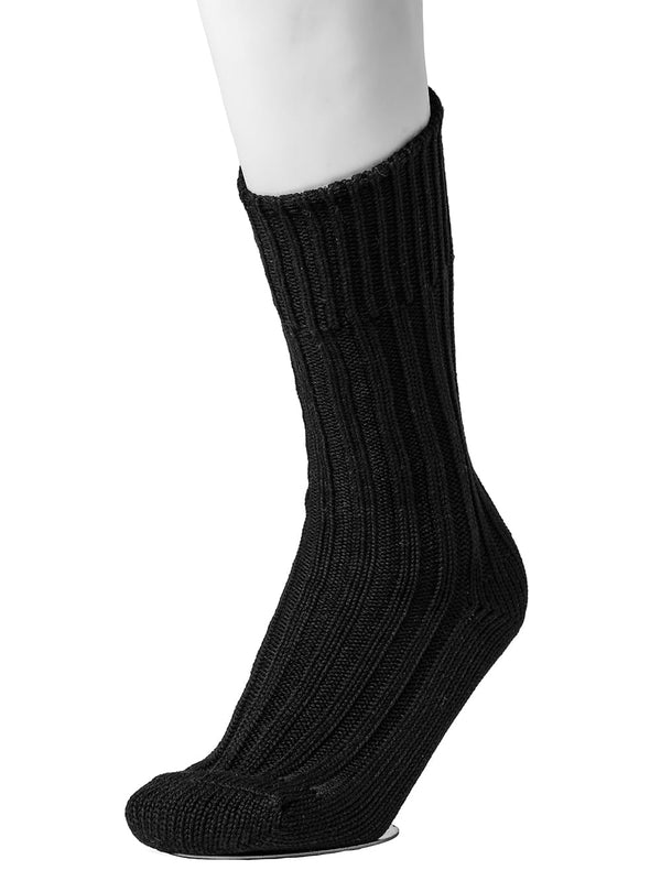 heavyweight ribbed mid socks.