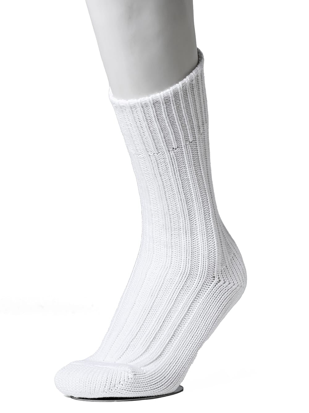 heavyweight ribbed mid socks.