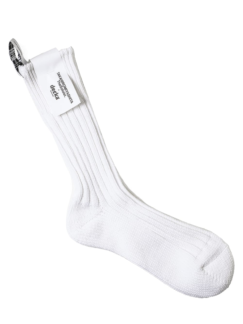 heavyweight ribbed mid socks.